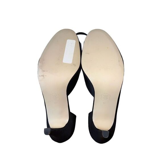 Caparros Black Peau/Silk Frannie -Satin/Silk Material - Manmade Upper Wmns Sz 10 - Picture 11 of 13